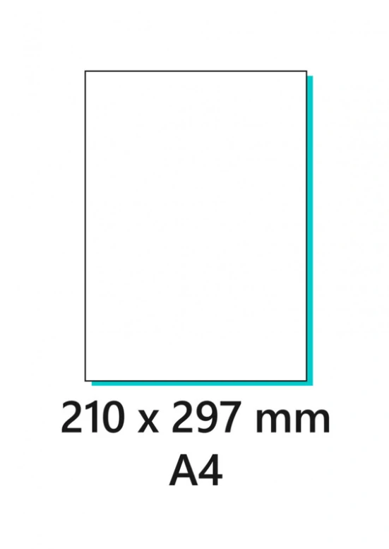 Fólie pro laserové tiskárny A4 210x297mm 100ls PET