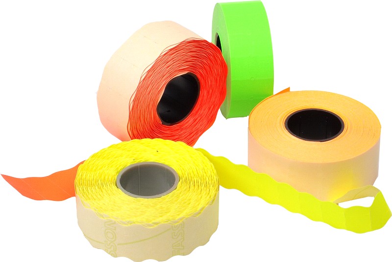 Etikety do kleští COLA-PLY 22x12mm 1250 etiket červené
