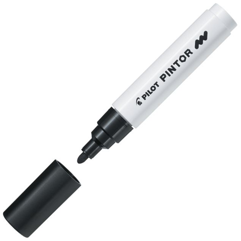 Popisovač Pilot Pintor M střední 2,2mm černý