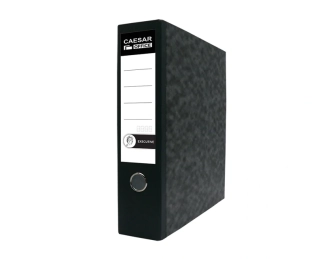 Pákový pořadač A4 80mm Caesar Office Executive mramor černý
