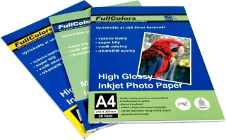 Fotopapír A4 200g 20ls vysoký lesk