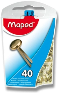 Mosazné nýtky/sponky Maped 40ks