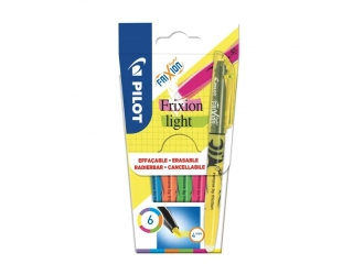 Gumovací zvýrazňovače Pilot FriXion Light 6ks