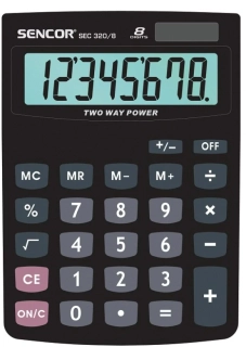 Stolní kalkulačka Sencor SEC 320/8 černá