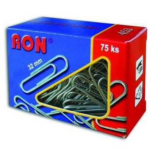 Kancelářské sponky RON 453 32mm 75ks