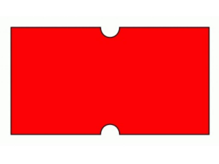 Etikety do kleští COLA-PLY 22x12mm 1250 etiket červené